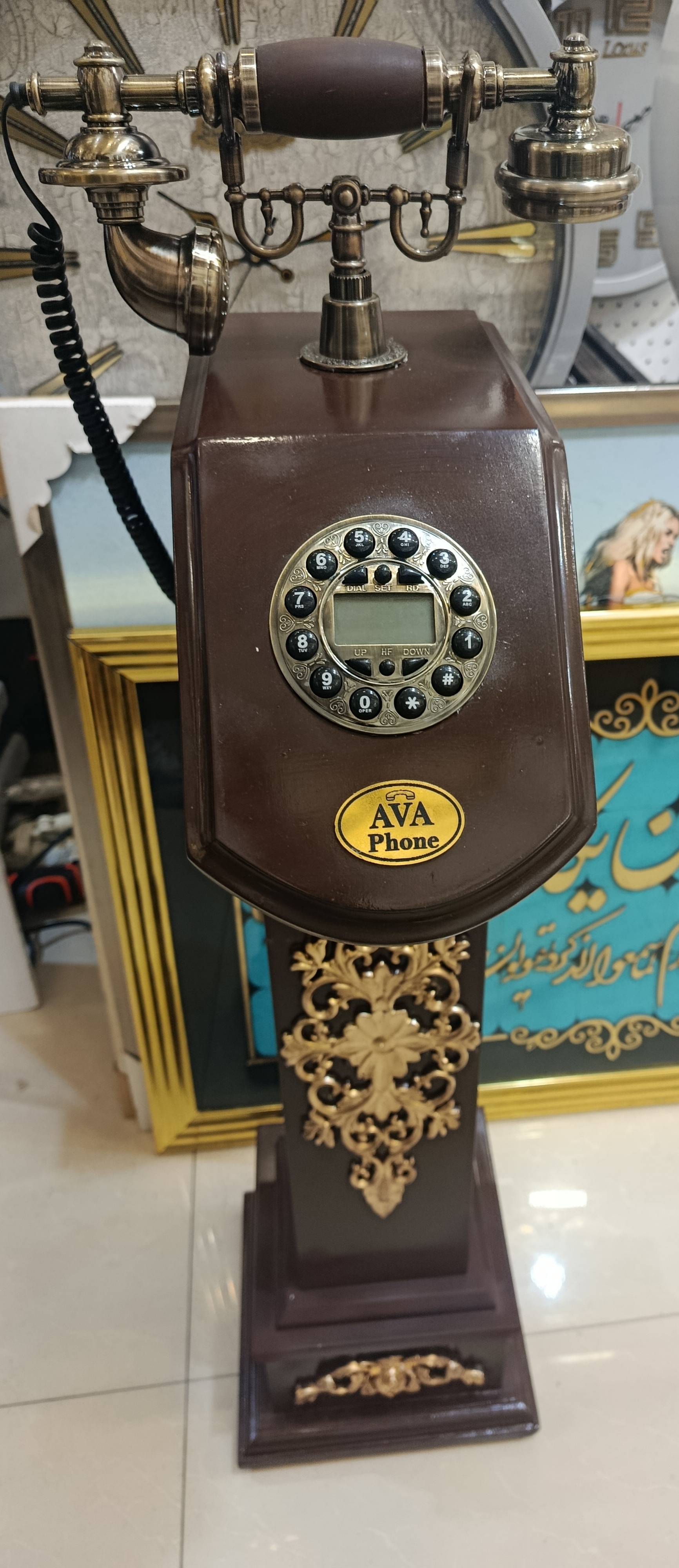 تلفن ایستاده تک پایه مربع  میرون